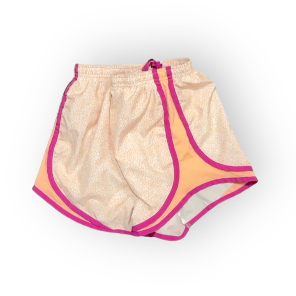Nike Dri-Fit Running Shorts Womens Lined Yellow Paint Splatter Tempo Sz s - Picture 6 of 7